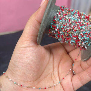 4 Colored Beaded Sequence Permanent Chain
