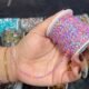 Pastel Multicolor Beaded Station Gold Stainless Steel Permanent Jewelry Chain Reel - 4.6 - 9.0 inches(FOR BRACELET)