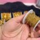 Gold Micro Ball Bead Station Stainless Steel Permanent Jewelry Chain - 4.6 - 9.0 inches(FOR BRACELET)