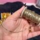 Two-Tone Gold & Silver Bar Link Stainless Steel Permanent Jewelry Chain - 4.6 - 9.0 inches(FOR BRACELET)