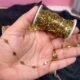 Gold Star & Bead Station Stainless Steel Permanent Jewelry Chain - 4.6 - 9.0 inches(FOR BRACELET)