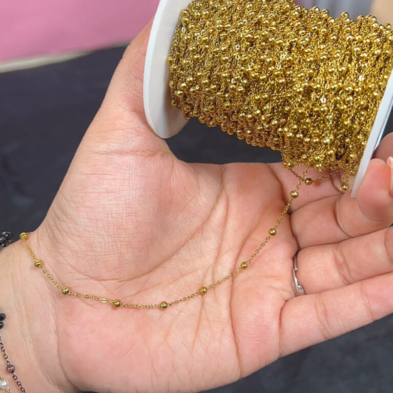 Golden Ball Chain Permanent